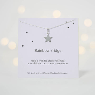 Rainbow Bridge Make a Wish Necklace - makeawishcandleco