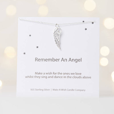 Remember an Angel Make a Wish Necklace - makeawishcandleco