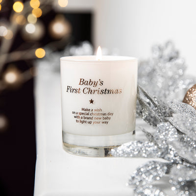Make a Wish for a Baby's First Christmas Candle - makeawishcandleco