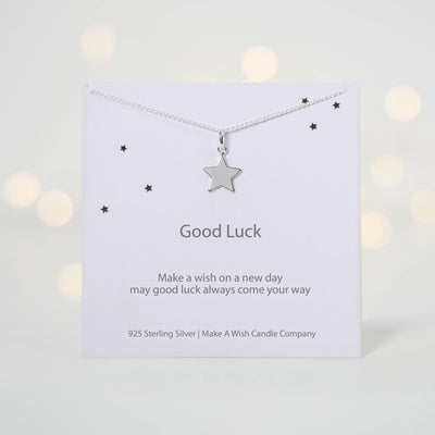 Good Luck Make a Wish Necklace - makeawishcandleco