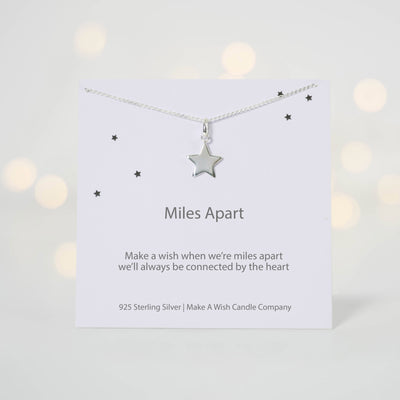 Miles Apart Make a Wish Necklace - makeawishcandleco