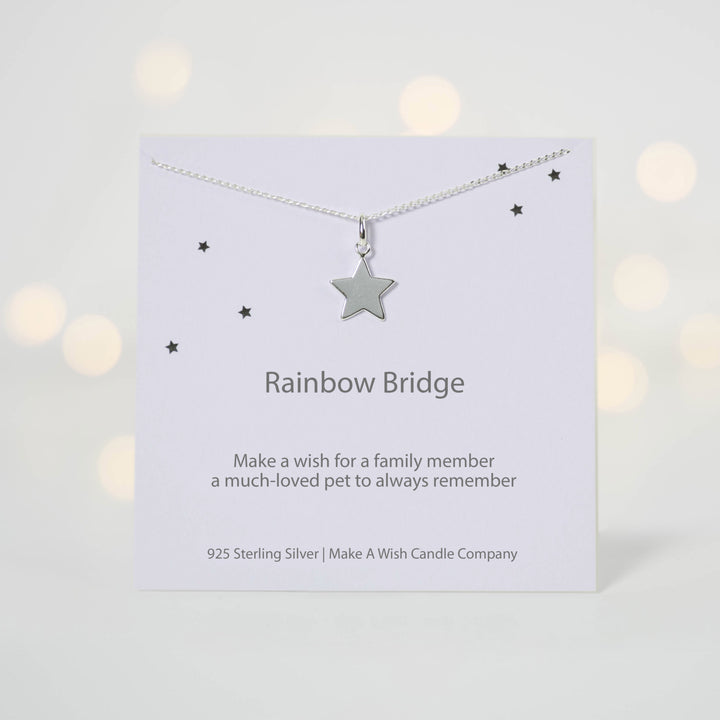 Rainbow Bridge Make a Wish Necklace makeawishcandleco