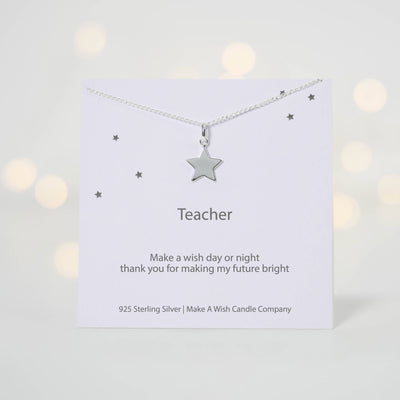 Teacher Make a Wish Necklace - makeawishcandleco