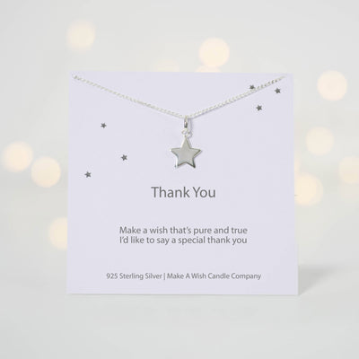 Thank You Make a Wish Necklace - makeawishcandleco
