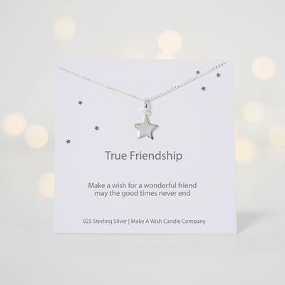 True Friendship Make a Wish Necklace - makeawishcandleco