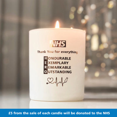 NHS HERO - Thank You Candle - makeawishcandleco